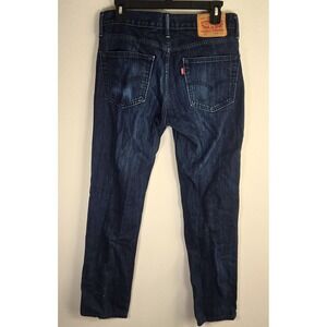 Levi's 511‎ Slim Fit Jeans Mens W32 L32 Dark Wash Denim Classic